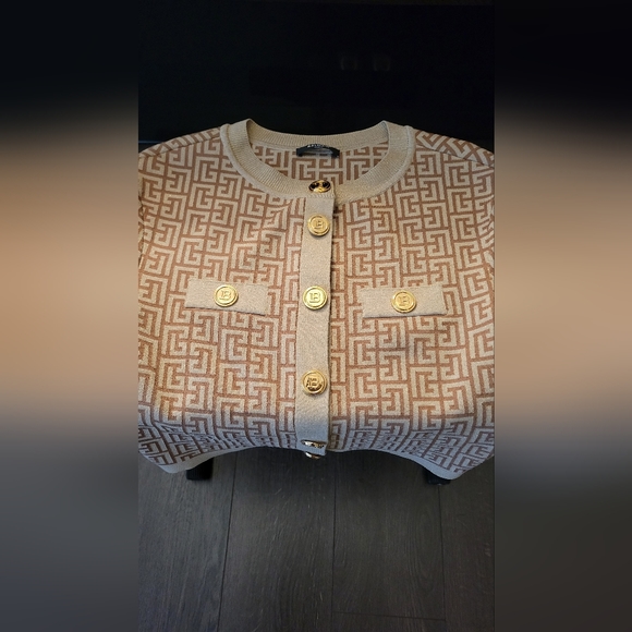 BALMAIN knit skirt and cardigan - Picture 4 of 8